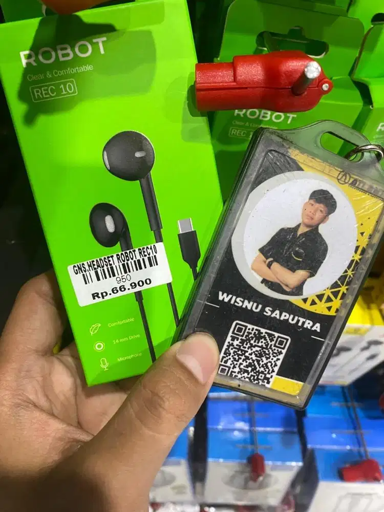 HEADSET ROBOT REC10|ATLANTIS DAHSYAT