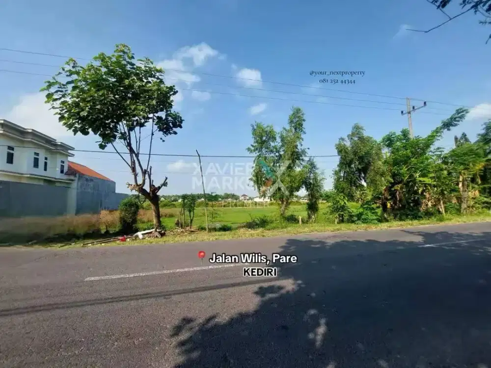 Lahan Lokasi Strategis Di Jalan Wilis, Pare Kabupaten Kediri