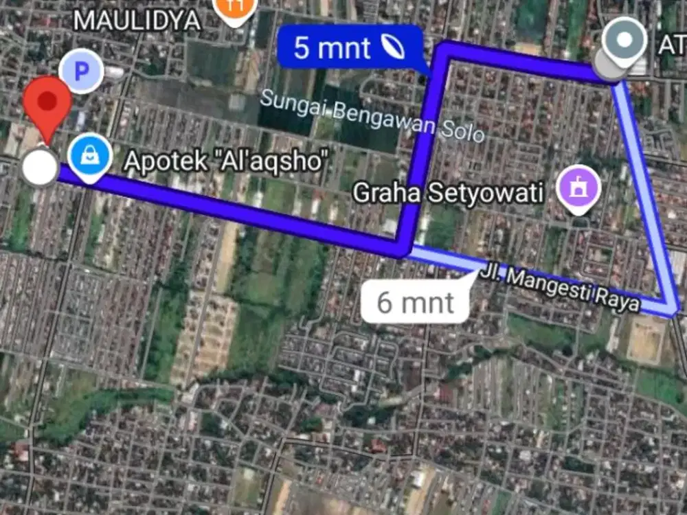 Dijual Ruko Super Strategis Lokasi Baki, Sukoharjo Luas 44m2