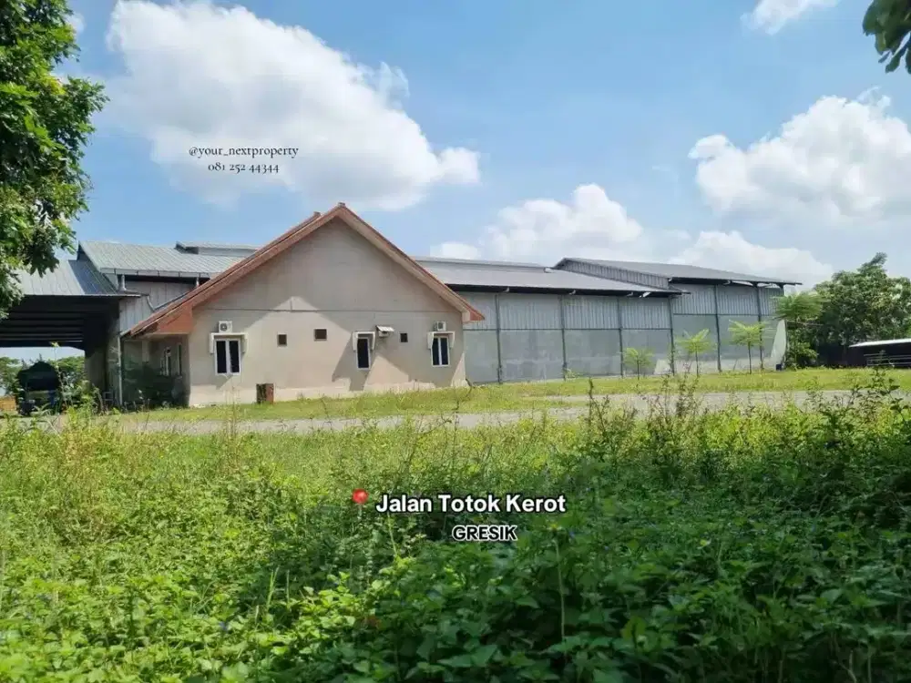 Lahan Plus Gudang Lokasi Dekat Simpang Lima Gumul Di Jalan Raya Totok Kerot Kabupaten Kediri