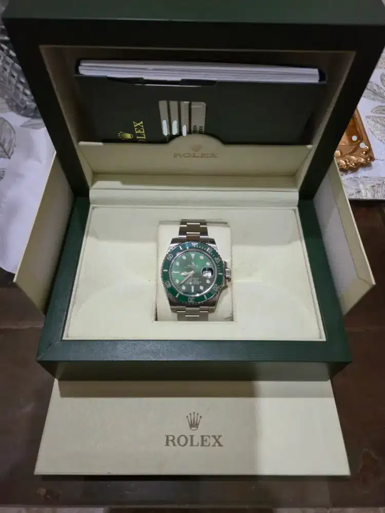 Rolex Submariner Green Index Hulk 2014