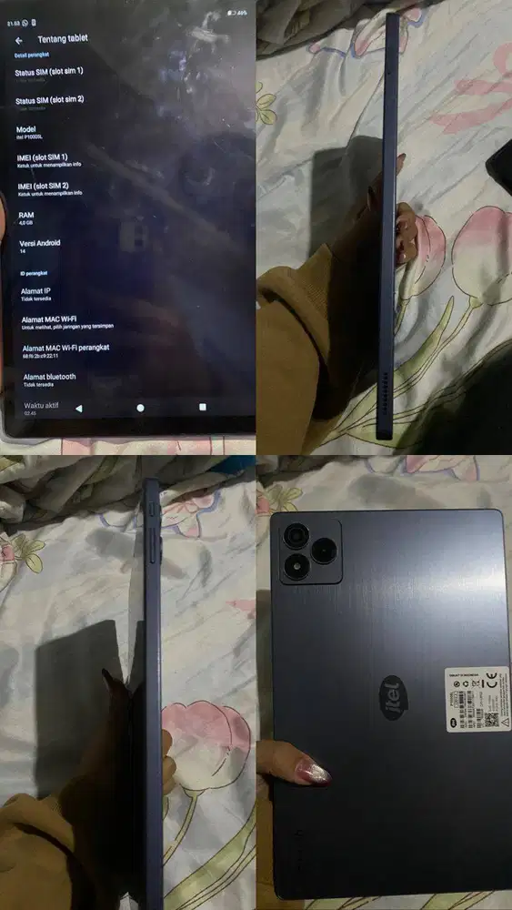 VistaTab 11 (itel), Tab10,1 inci. Pemakaian 6 bulan masi baru.