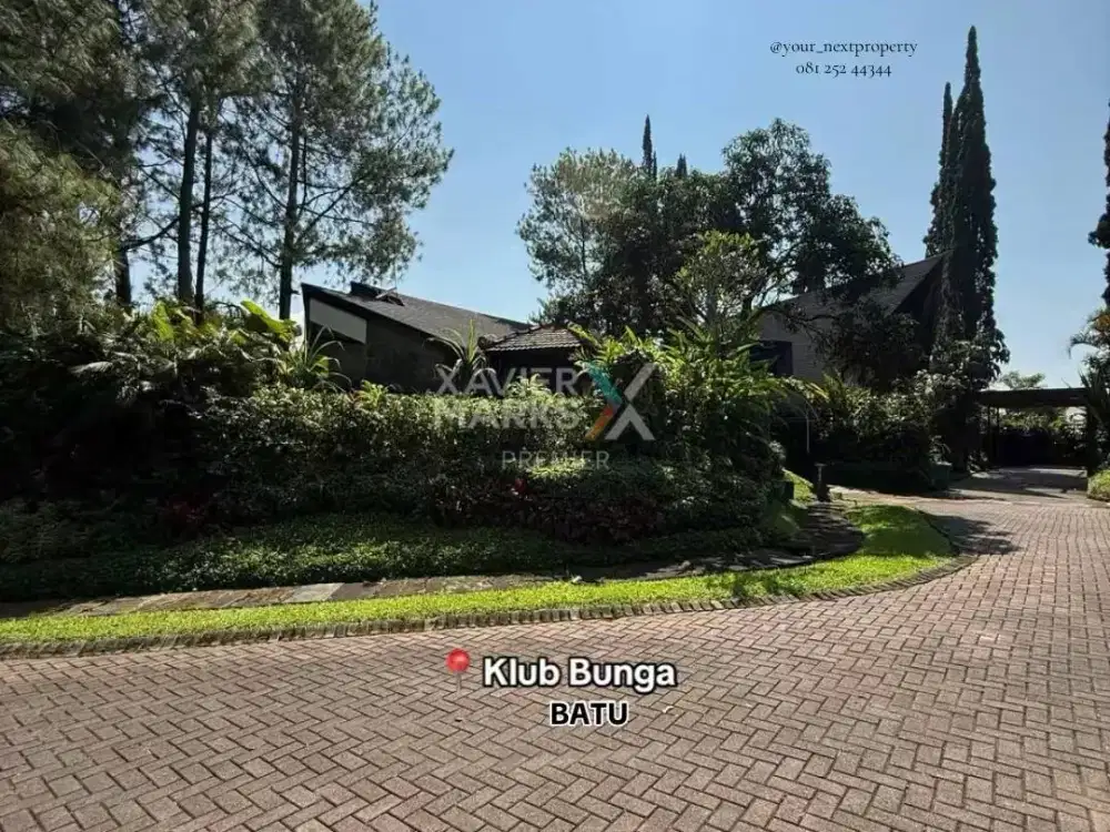 Rumah Villa Lokasi Premium Di Kompleks Klub Bunga Kota Wisata Batu
