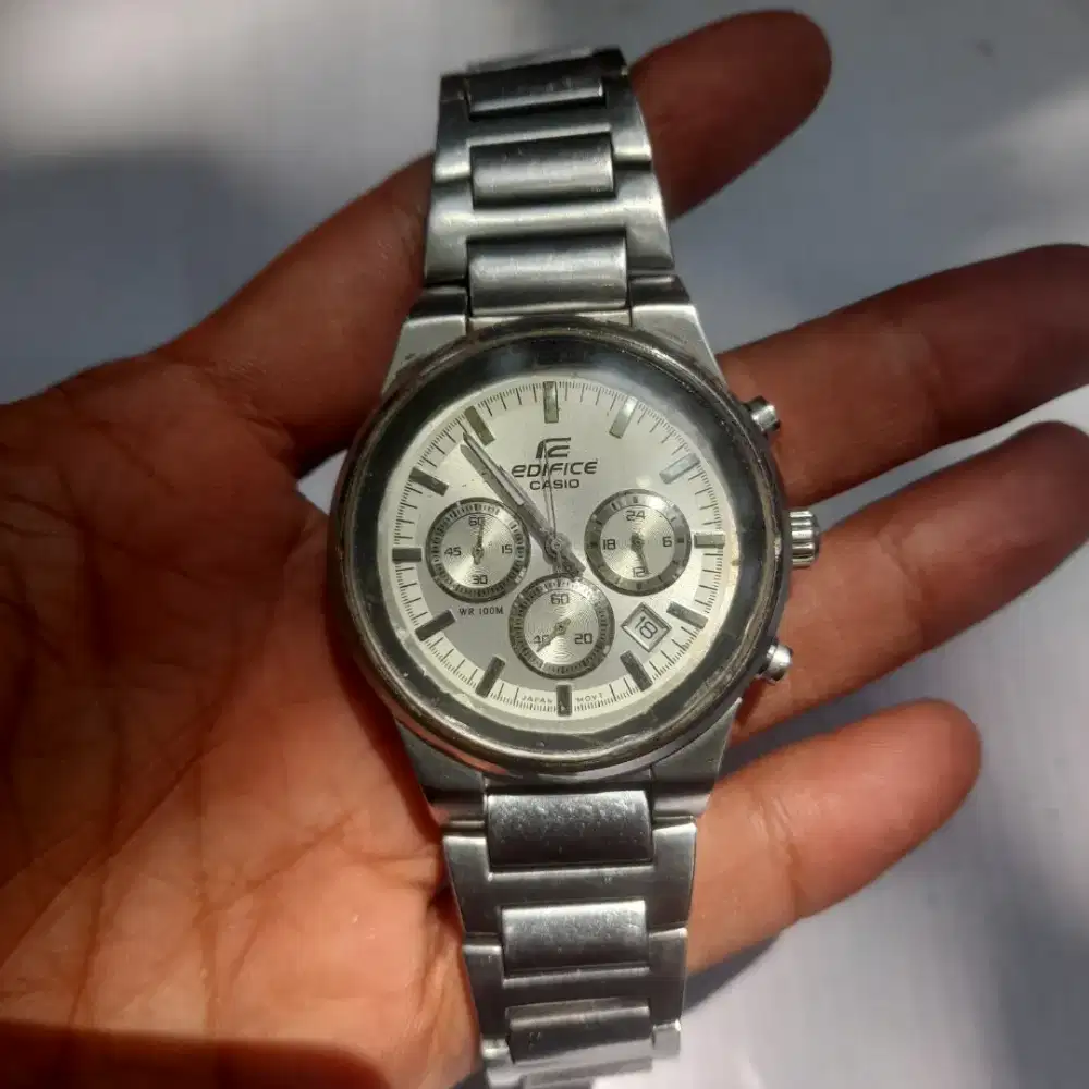 Jam casio edifice chronograph