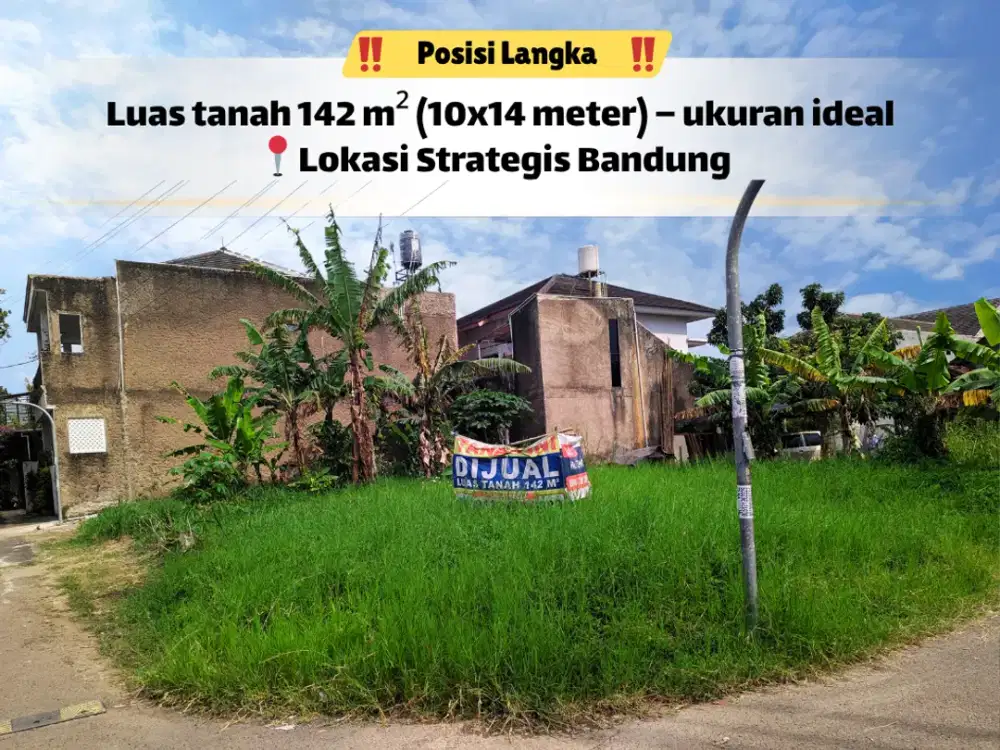 Lahan 142 m² – Siap Bangun & Nilai Potensial