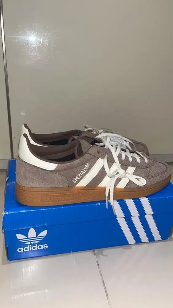 Adidas Handball Spezial Brown Like New 1x Pakai Full Box Murah