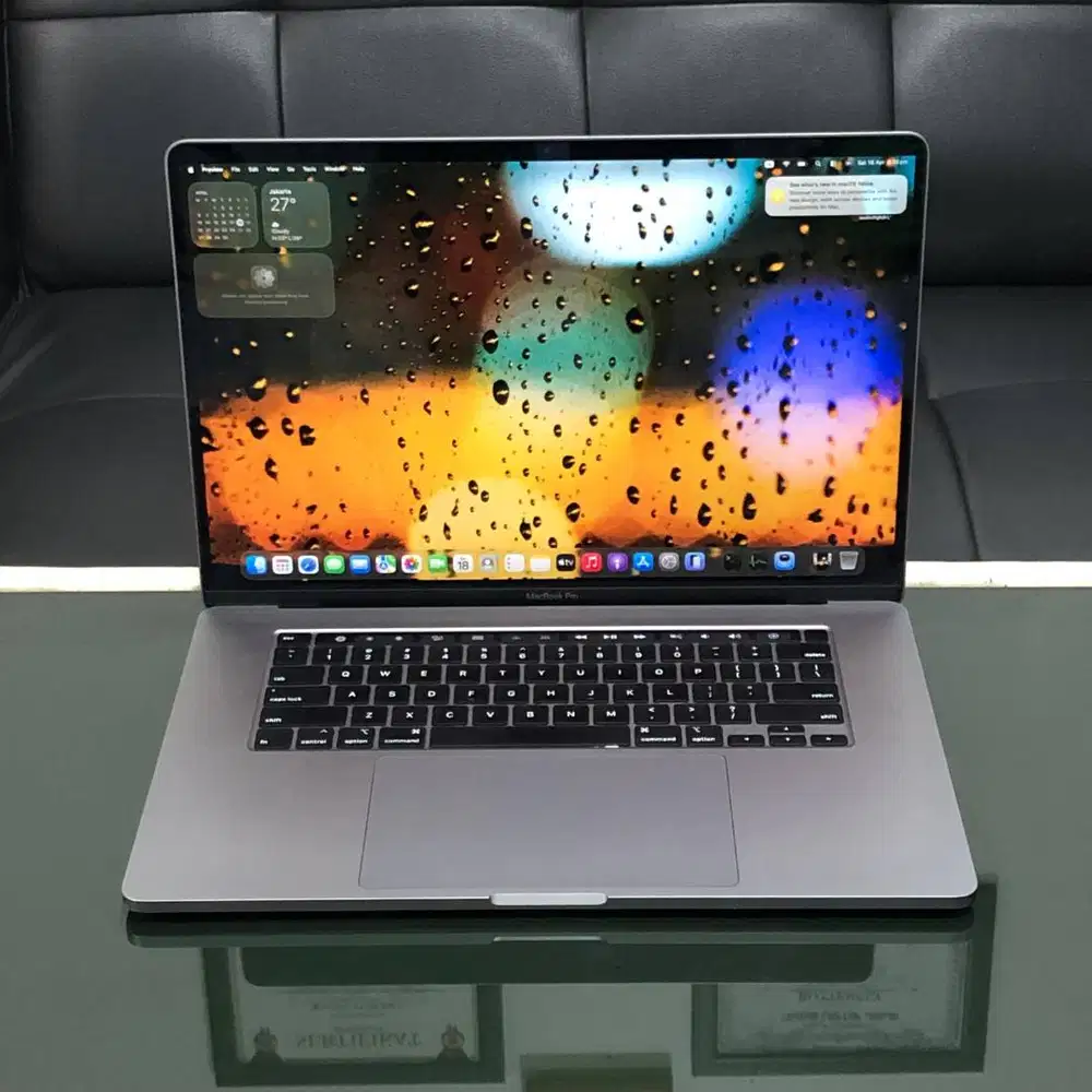 MacBook Pro 16 Inch 2019 A2141 i7 16GB 500GB Normal Siap Pakai