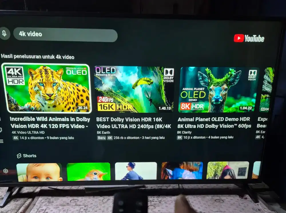 Led Tv 55 Realme Android digital siap pakai