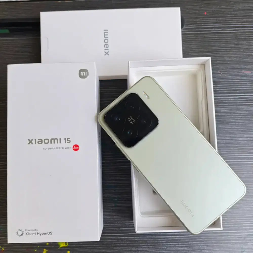Xiaomi 15 12/512 resmi fullset green