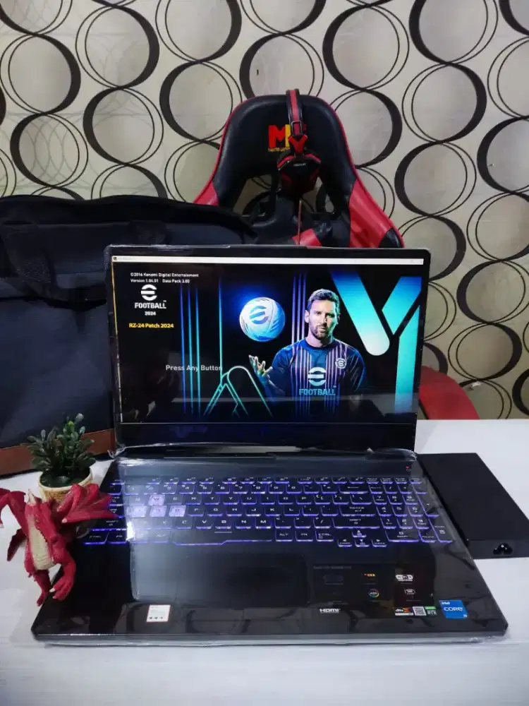 Laptop Gaming Design Coding Asus TUF RTX Siap Pakai