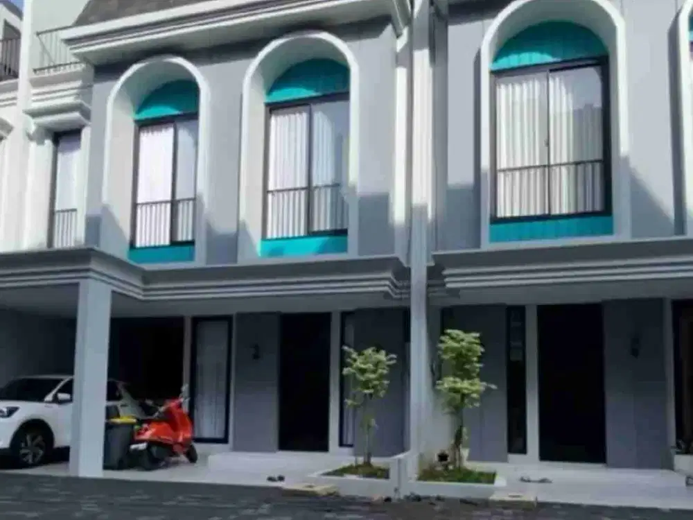 Rumah 2 Lt Plus Rooftop Ready Stock di Cipayung Dekat Mabes TNI, Toll Bambu Apus, LRT Ciracas, TMII