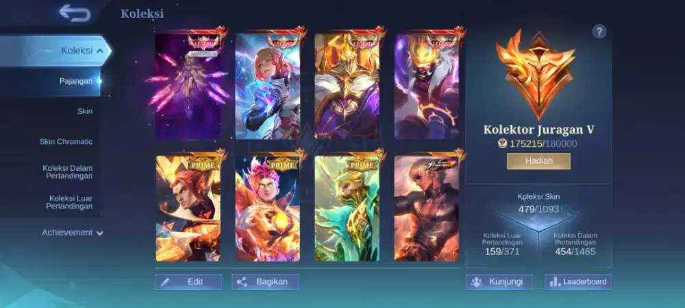 Jual Akun Mobile Legends