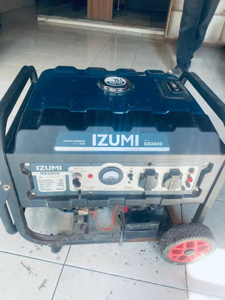jual genset merk IZUMI 2200 watt kondisi normal