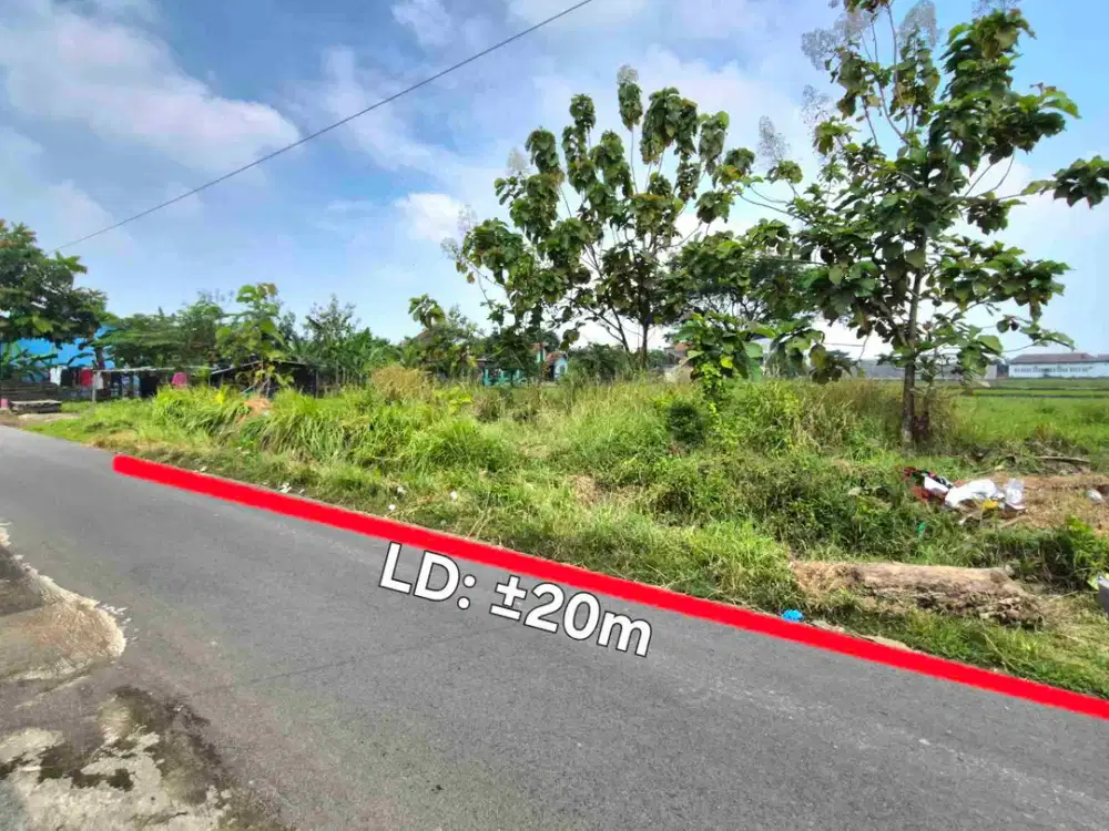 Tanah Pekarangan Luas 751m² dekat kampus UMS bisa untuk Perumahan