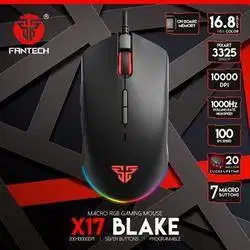 Fantech X17 Blake Macro RGB Gaming Mouse 10000 DPI