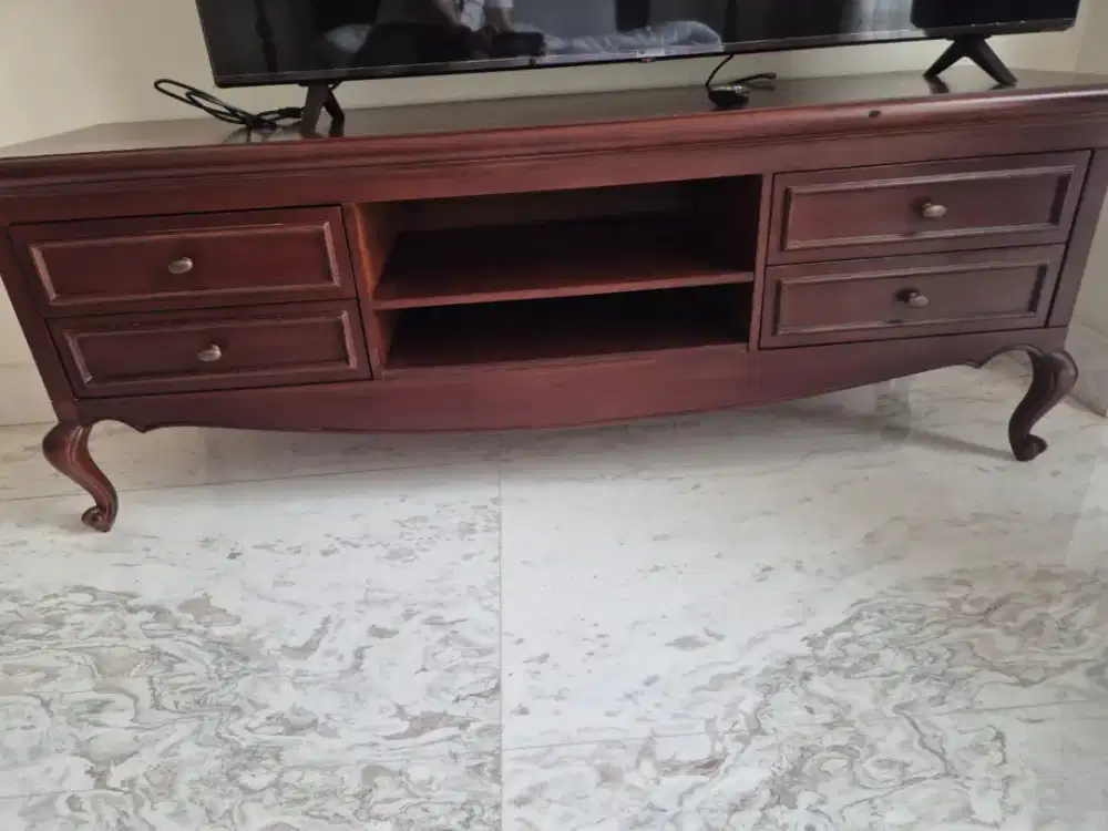 Meja tv jati like new
