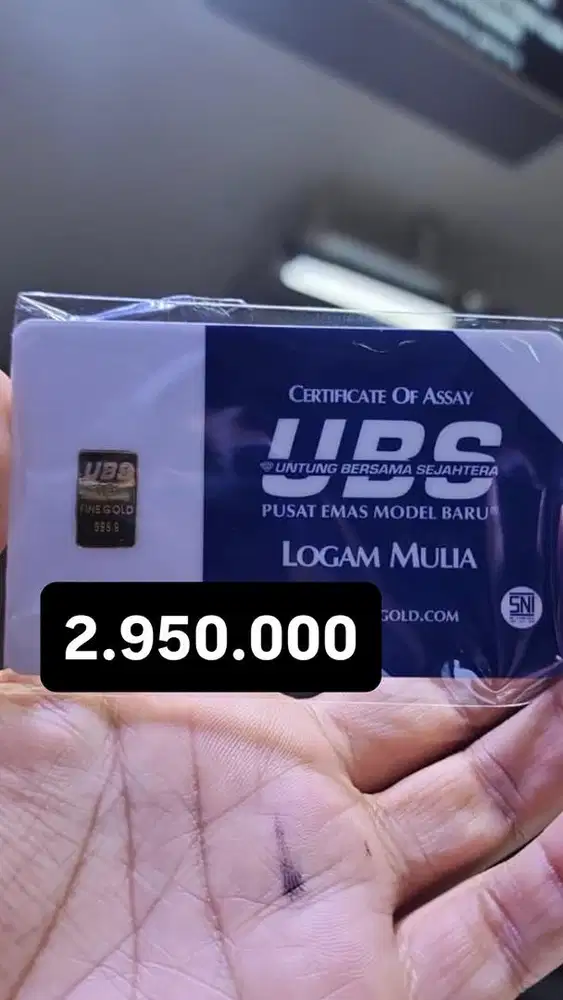 Logam mulia ubs 1gram