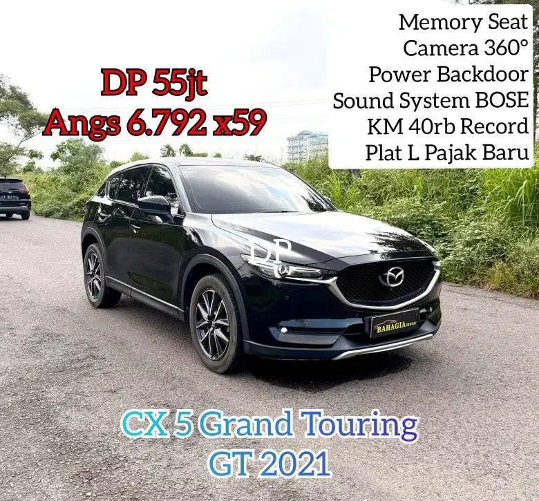 (KM 40rb) Mazda CX 5 GT Hitam Black 2020 pmk 2021 CX5 CRV Prestige