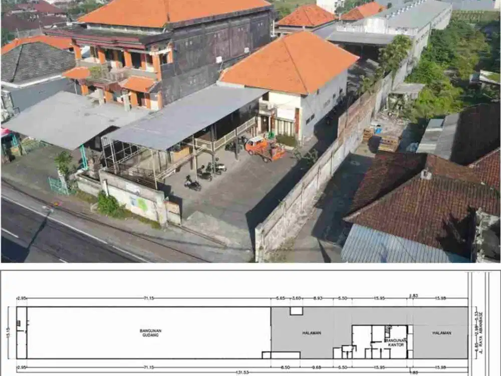 Gudang Racking dan Kantor Strategis di Abianbase Kapal