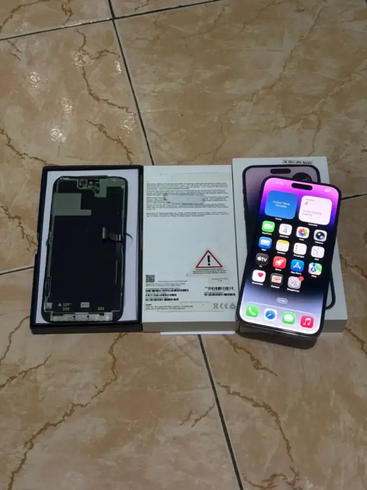 Iphone 14 promax 256 ibox fullset minus tertera