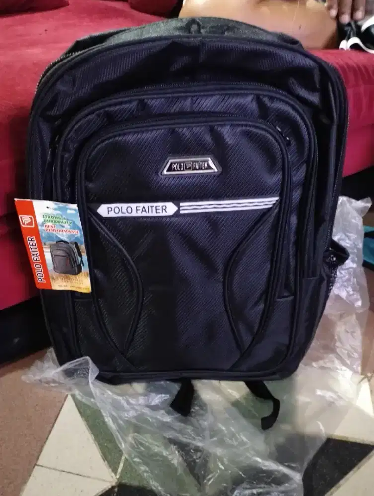 Tas ransel polo baru bonus tas besar