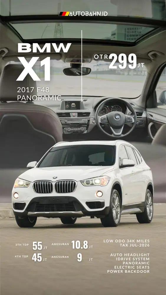 BMW X1 XLine 2017 Panoramic White Warranty! Low odo! Gla200 c200