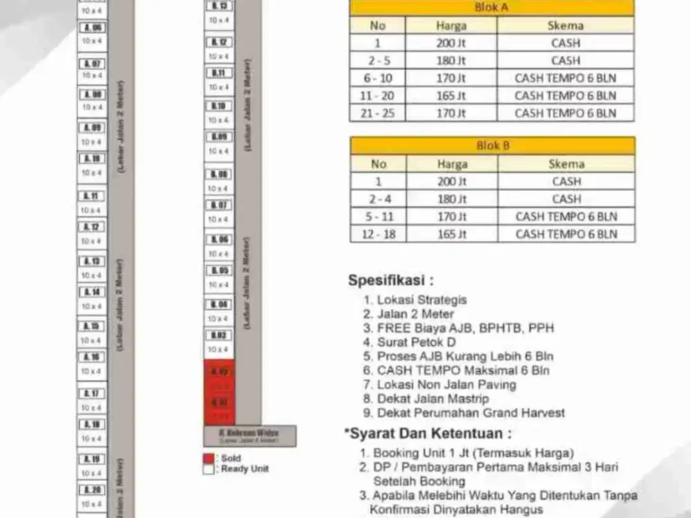 Tanah kavling siap bangun Kebraon Surabaya bisa kredit inhouse