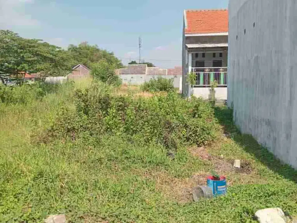 Tanah kavling siap bangun Dekat Polsek Sukodono SHM tinggal balik nama