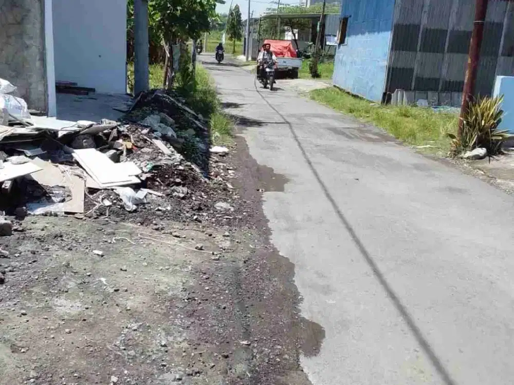 Tanah nol jalan aspal Sukodono cocok buat usaha