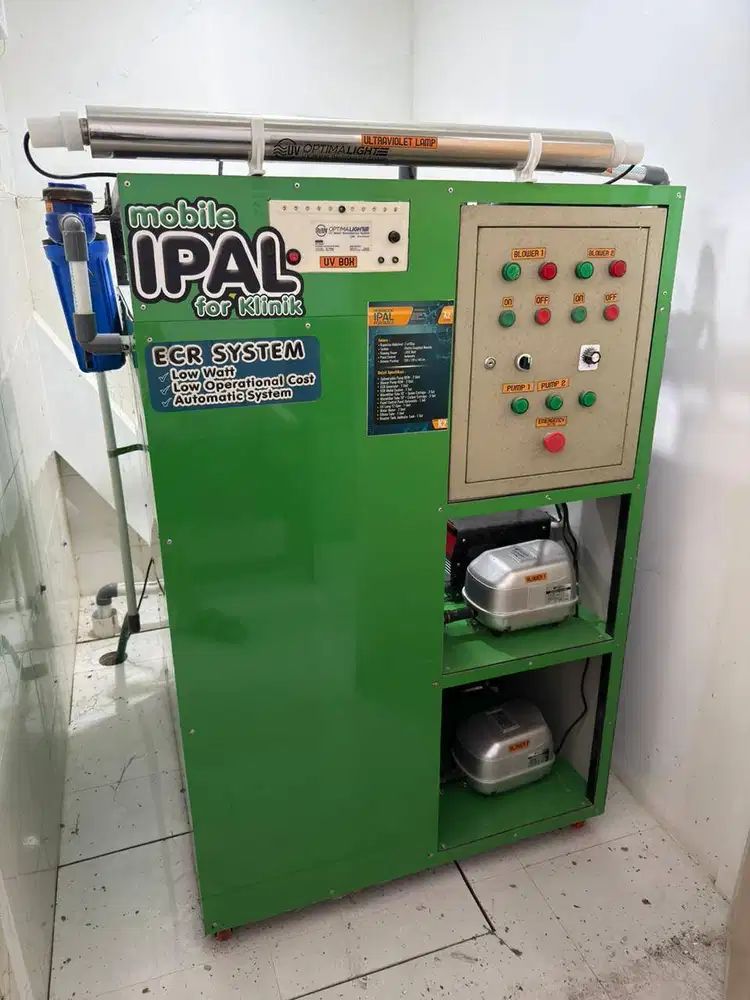 IPAL (Pengolahan Limbah Cair) Portabel untuk berbagai klinik