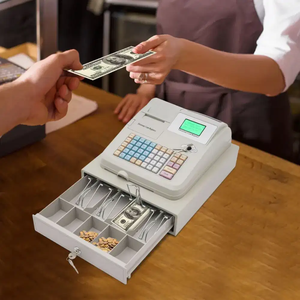 Mesin kasir cash register kondisi bagus tidak pernah dipakai