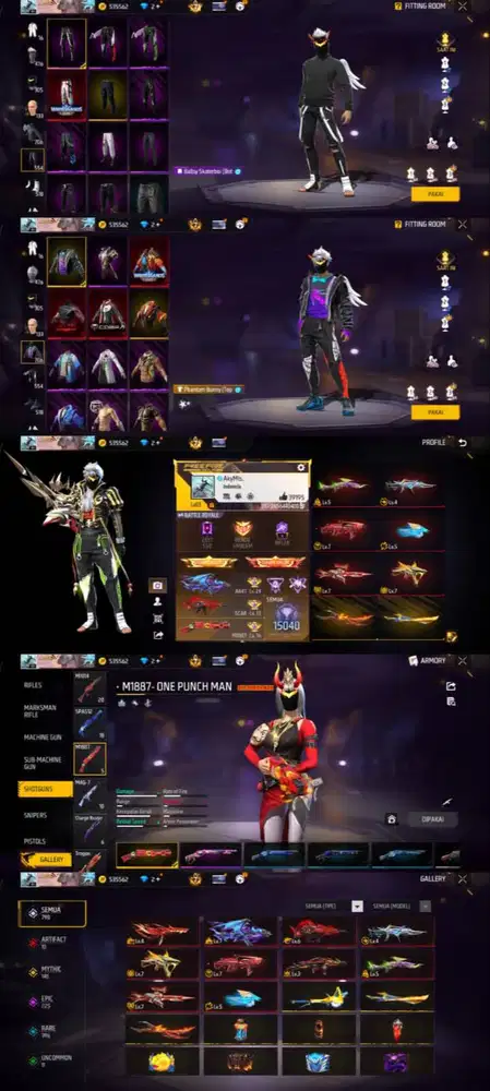 jual akun ff terpercaya