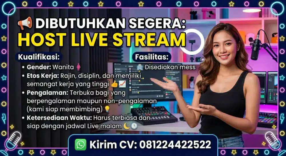 Lowongan Host Live