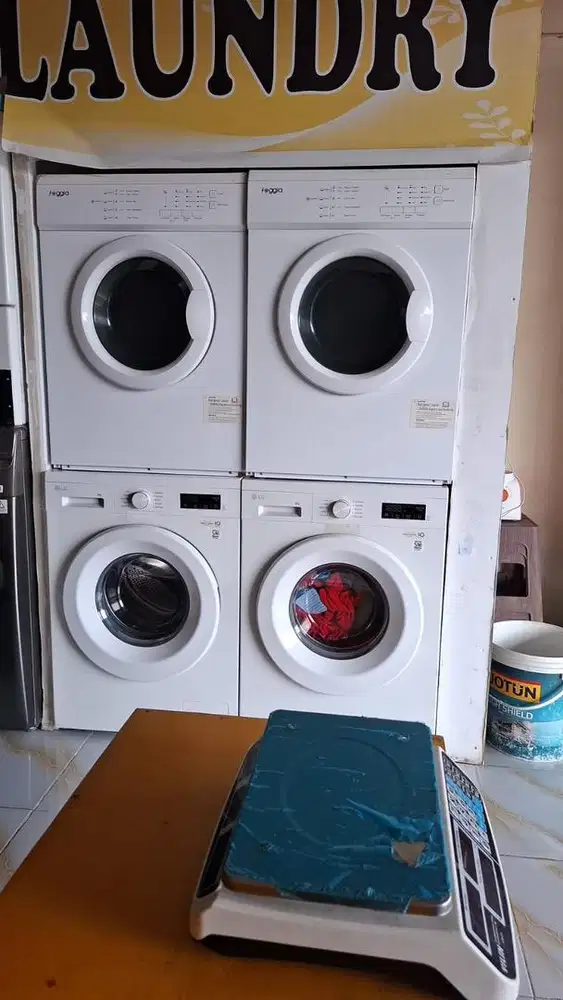2 mesin pengering laundry bekas