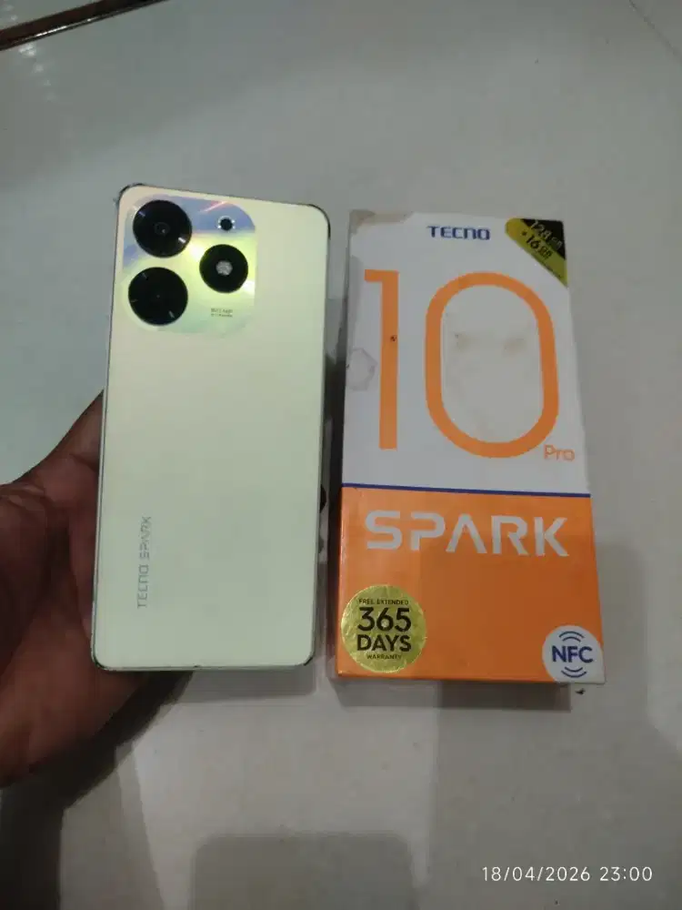TECNO SPACK 10 PRO ram 8/128gb lengkap normal dan segel