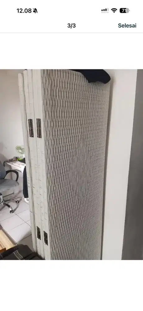 Sketsel Rotan Pembatas Ruangan Putih