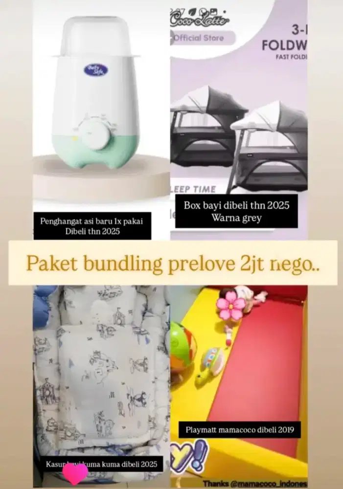 Paket Bundling Perlengkapan Bayi