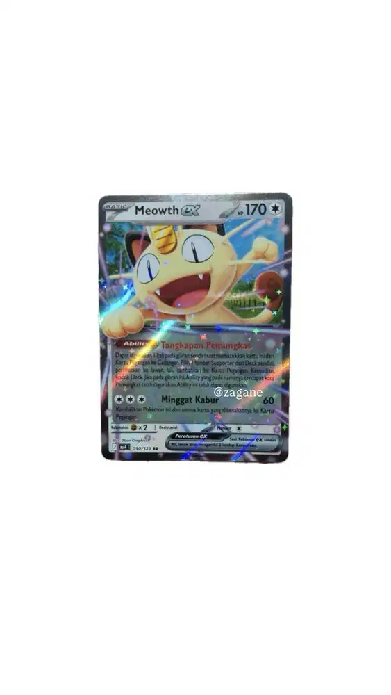 pokemon card meowth ex rr