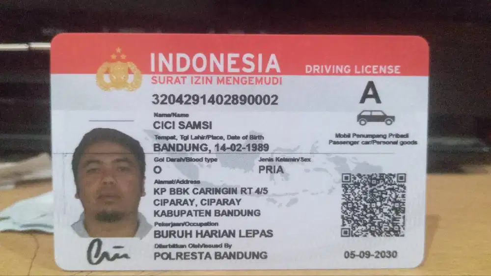 Ingfo loker nya modal SIM A dan izajah smk