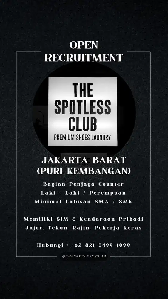 Lowongan penjaga kasir toko