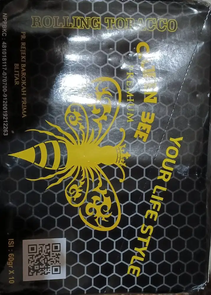 Tembakau queen bee 1 box.