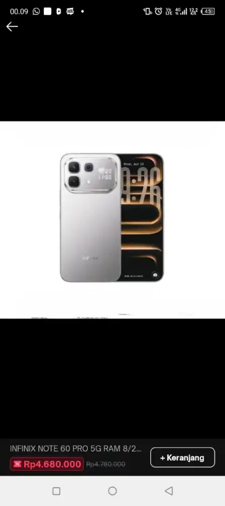 Infinix Note 60 pro 5G 8/256