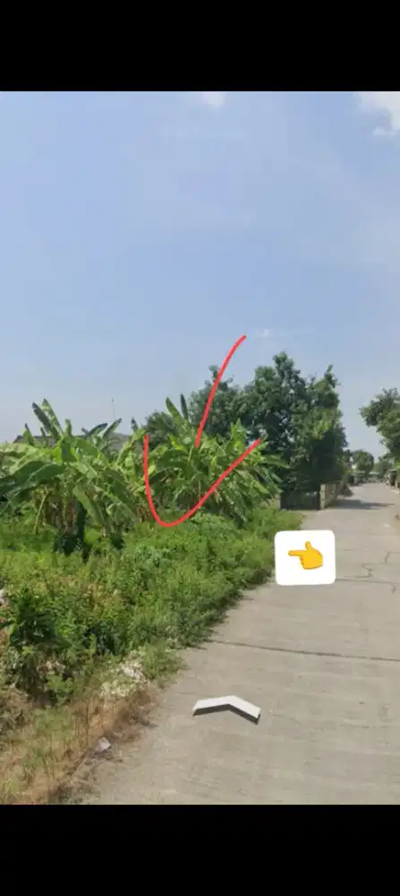 Dijual tanah 307 m2, di depan jalan AS desa kropak, Sudah SHM