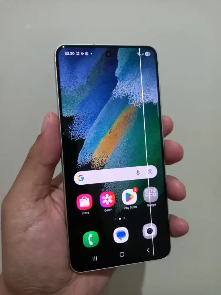 Samsung Galaxy S21 FE 5G Ram 8/256Gb Fullset ada minus 1 garis aja