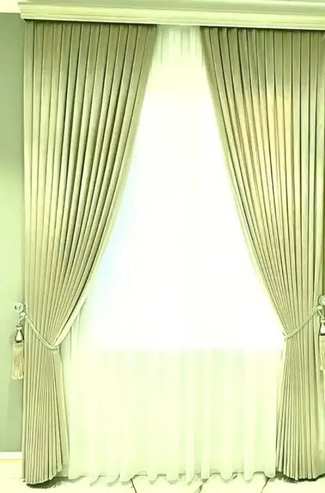 Tirai gorden rumah minimalis kantor dan hotel costum