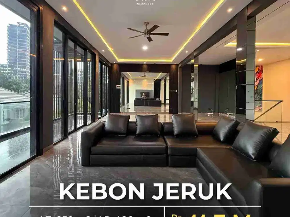 MODERN HOUSE
DALAM KOMPLEK, SIAP HUNI
FULLY FURNISHED di KEBON JERUK