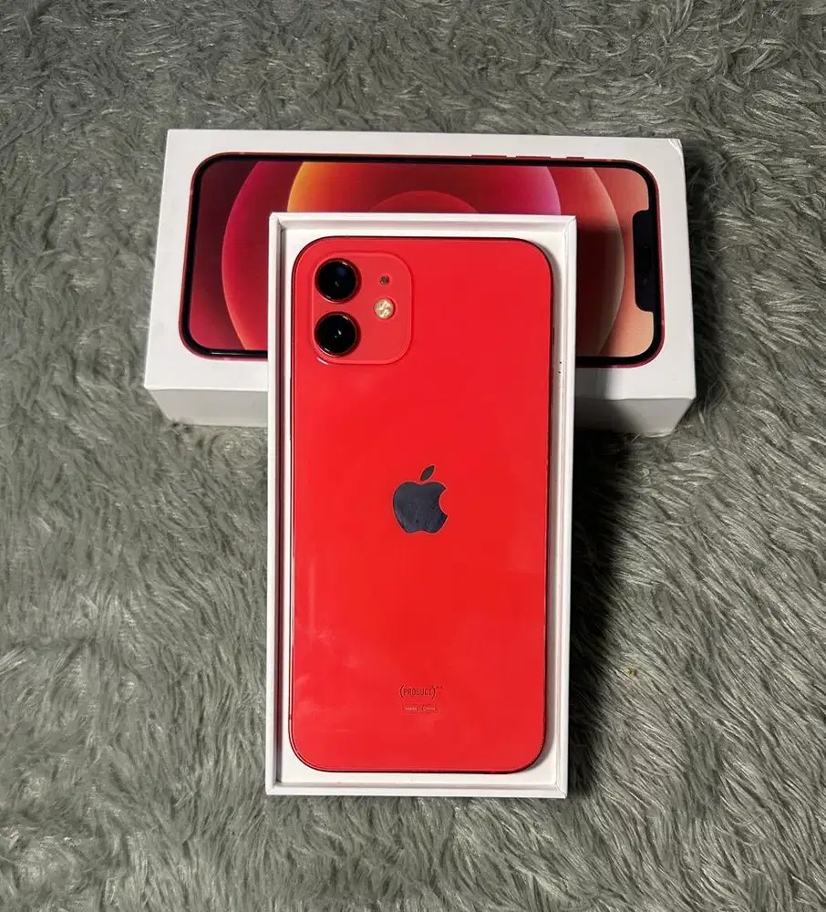 Iphone 12 128GB Ex iBox Fullset BH 92% orian mulus pemakaian!