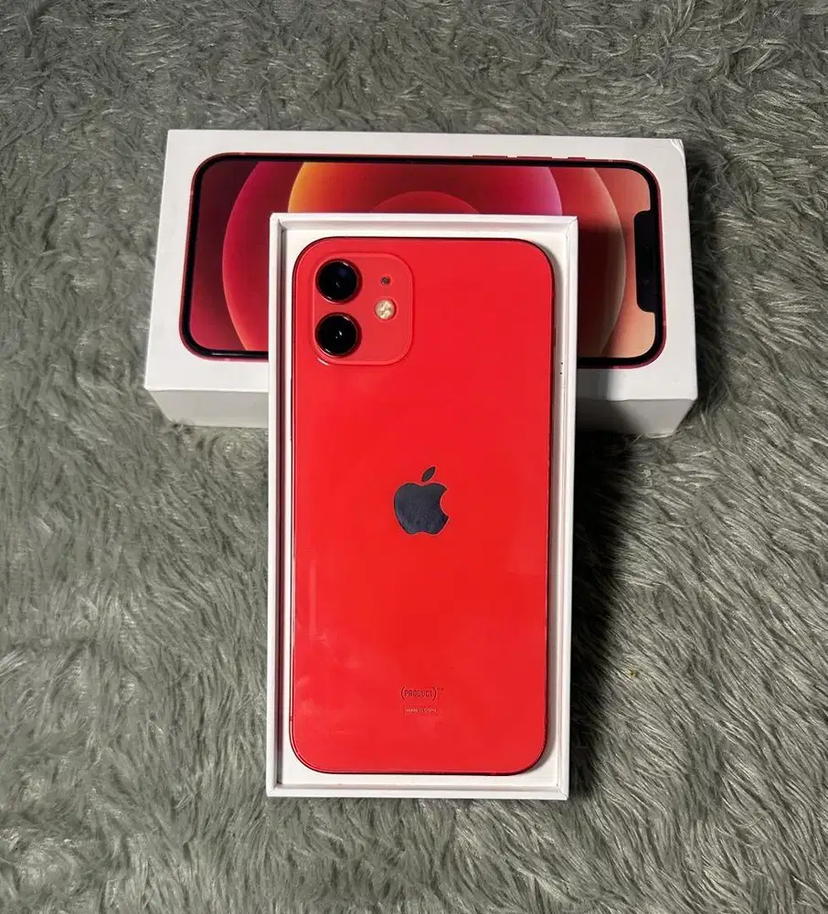 Iphone 12 128GB Ex iBox Fullset BH 92% orian mulus pemakaian!