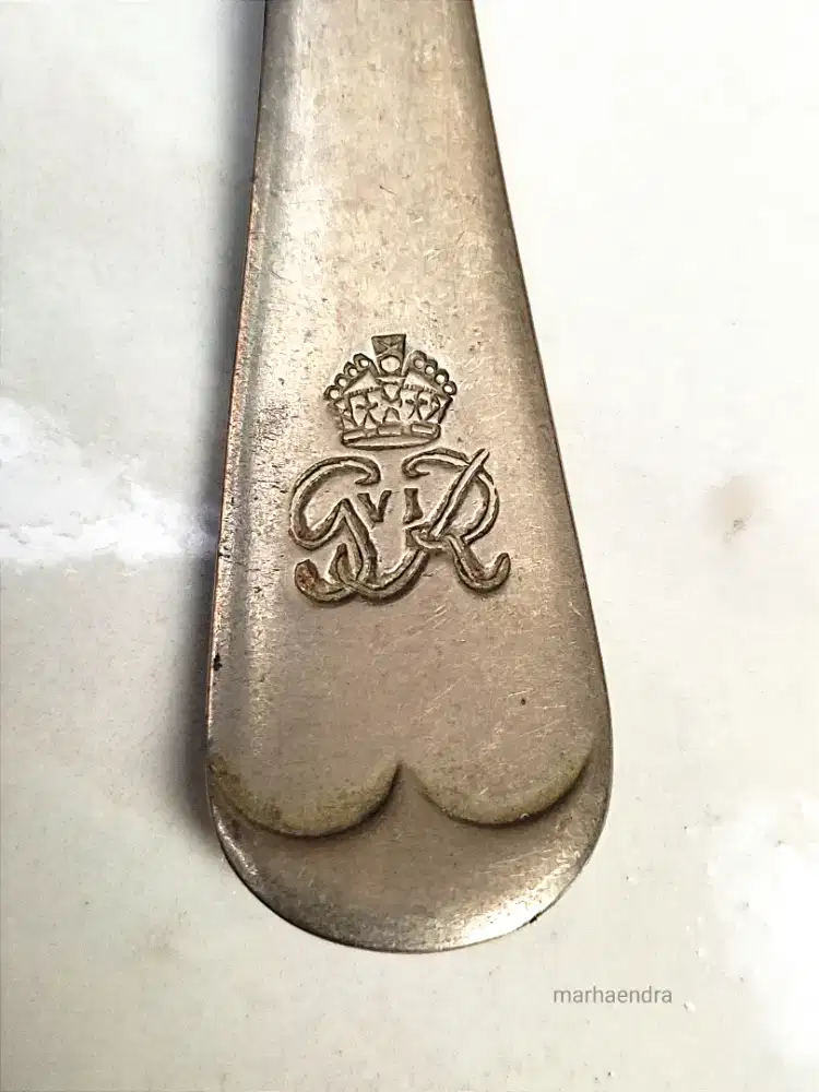 Garpu perwira Inggris vintage jadul antik
