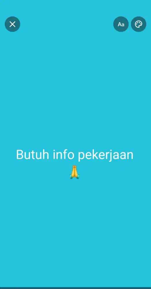 Lagi butuh pekerjaan yang sesuai kemampuan